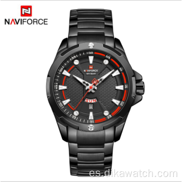 2020 nuevo NAVIFORCE 9161 reloj impermeable para hombres reloj electrónico deportivo de cuarzo para estudiantes